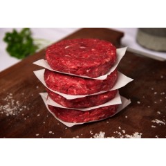 4 Hamburguesa gourmet de carnes rojas o ternera / 200 gr cada una