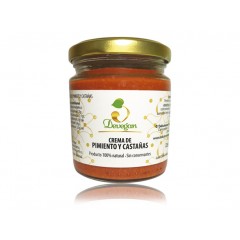 Paté de pimiento y castañas 225gr