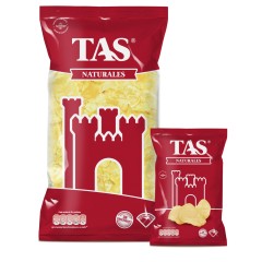 Patatas fritas TAS Natural. 1Bolsas de 180gr