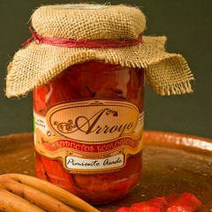 Pimientos asados ecológicos PICANTES del bierzo Arroyo. 212cc.-AGOTADOS